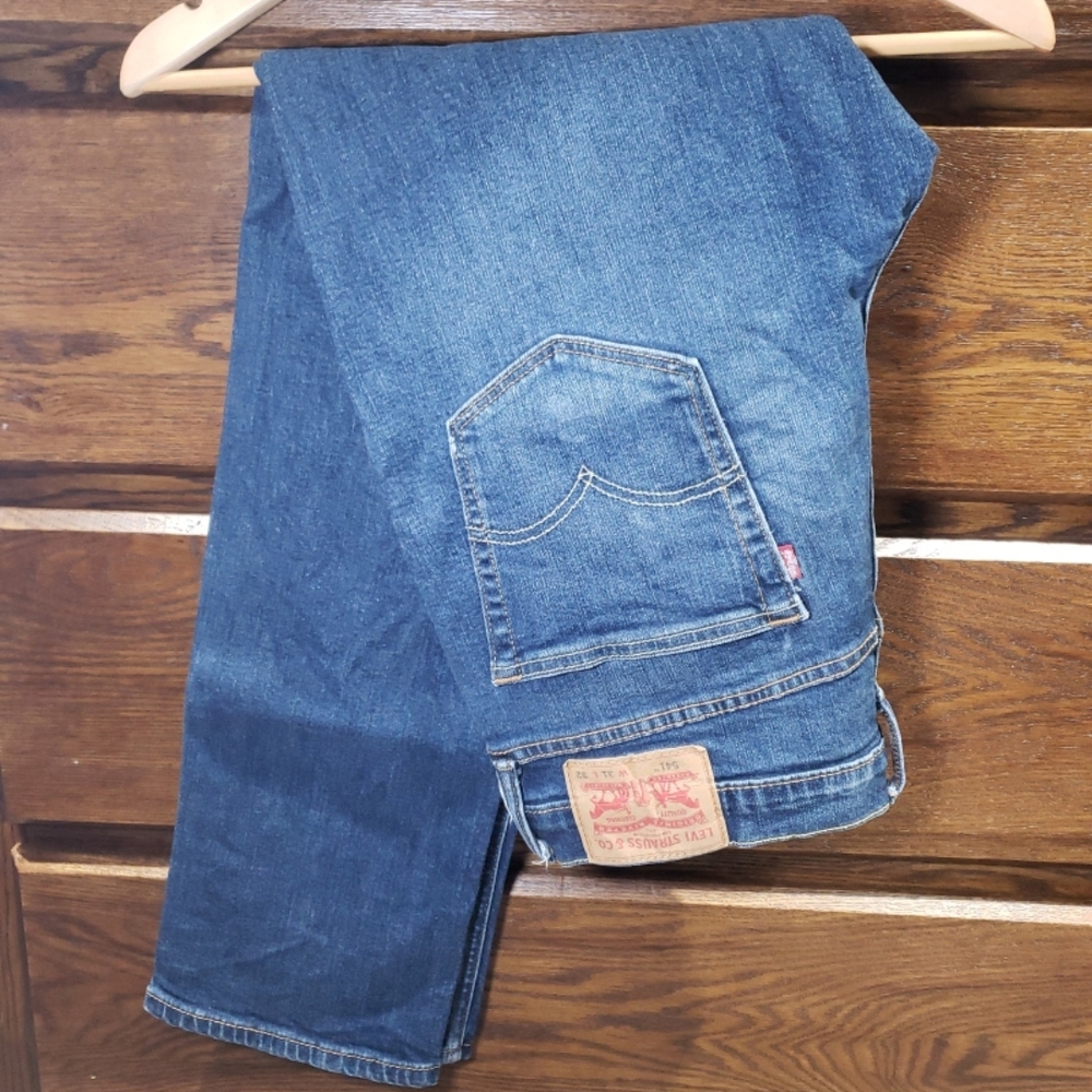 Levi Strauss & Co Relaxed Fit Blue Jeans
